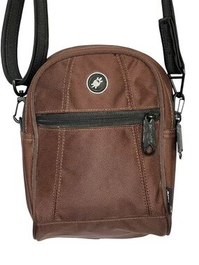 Pacsafe Metrosafe 100 Bag Crossbody Travel Brown Lots of Compartments Small